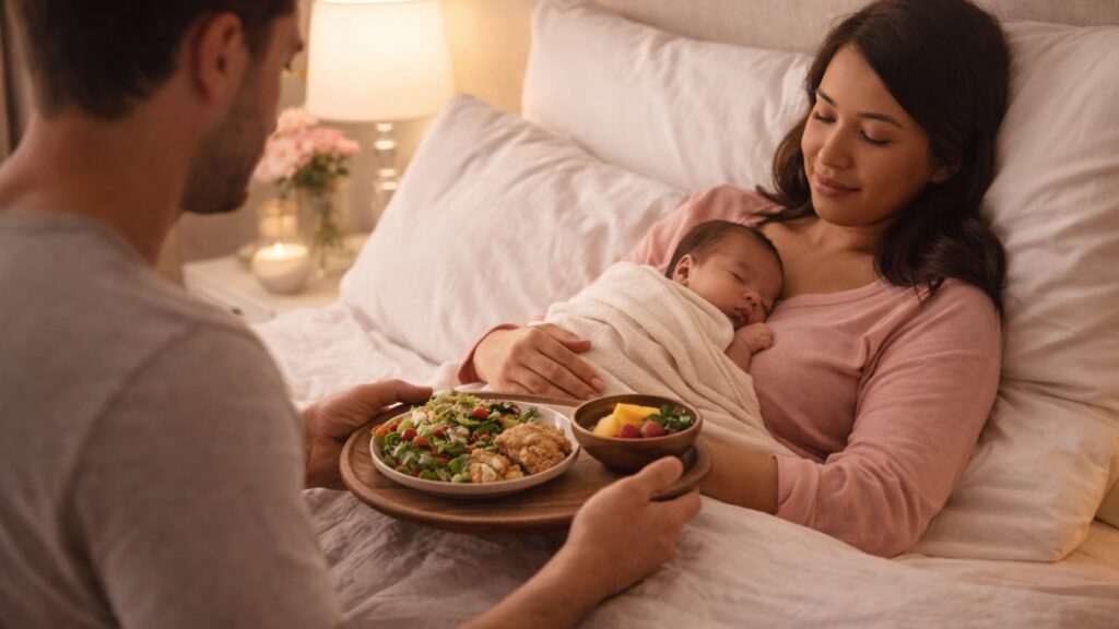postpartum womb healing