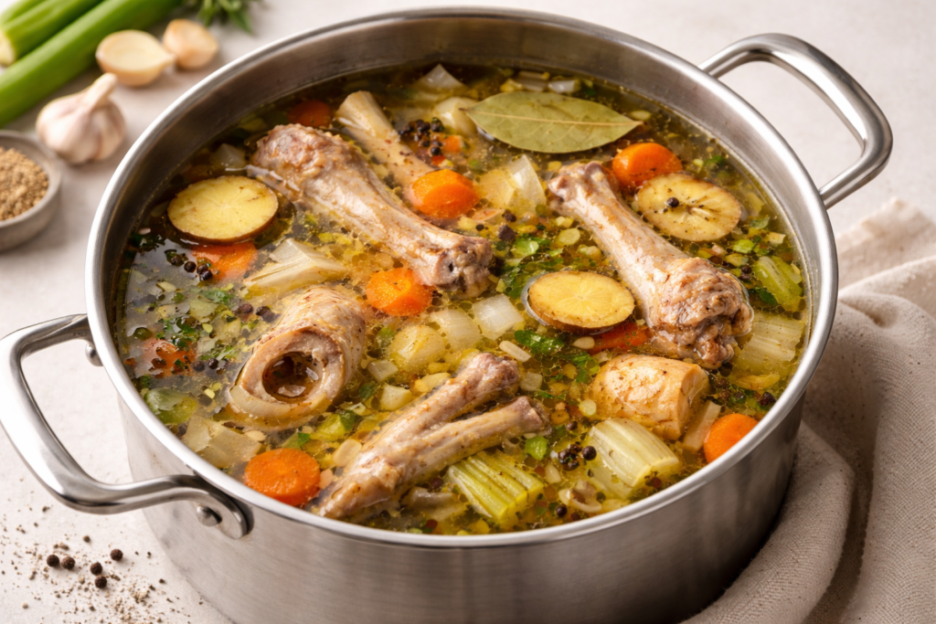 postpartum bone broth recipe