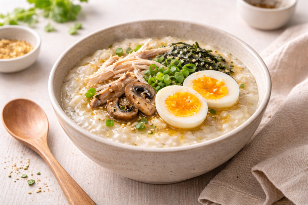 postpartum congee recipe