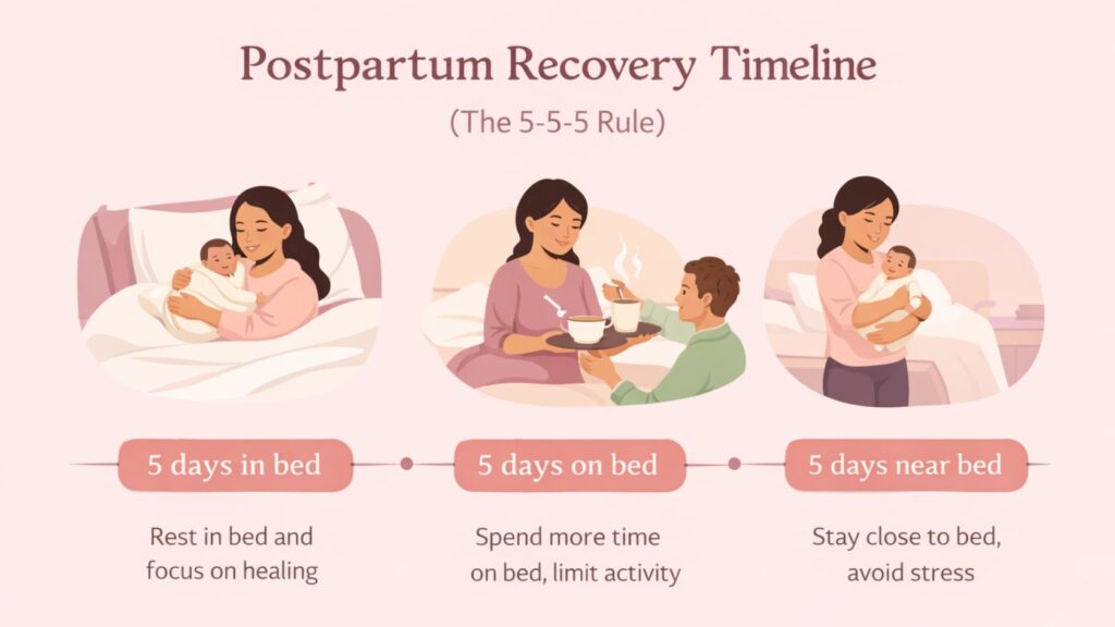 postpartum womb healing