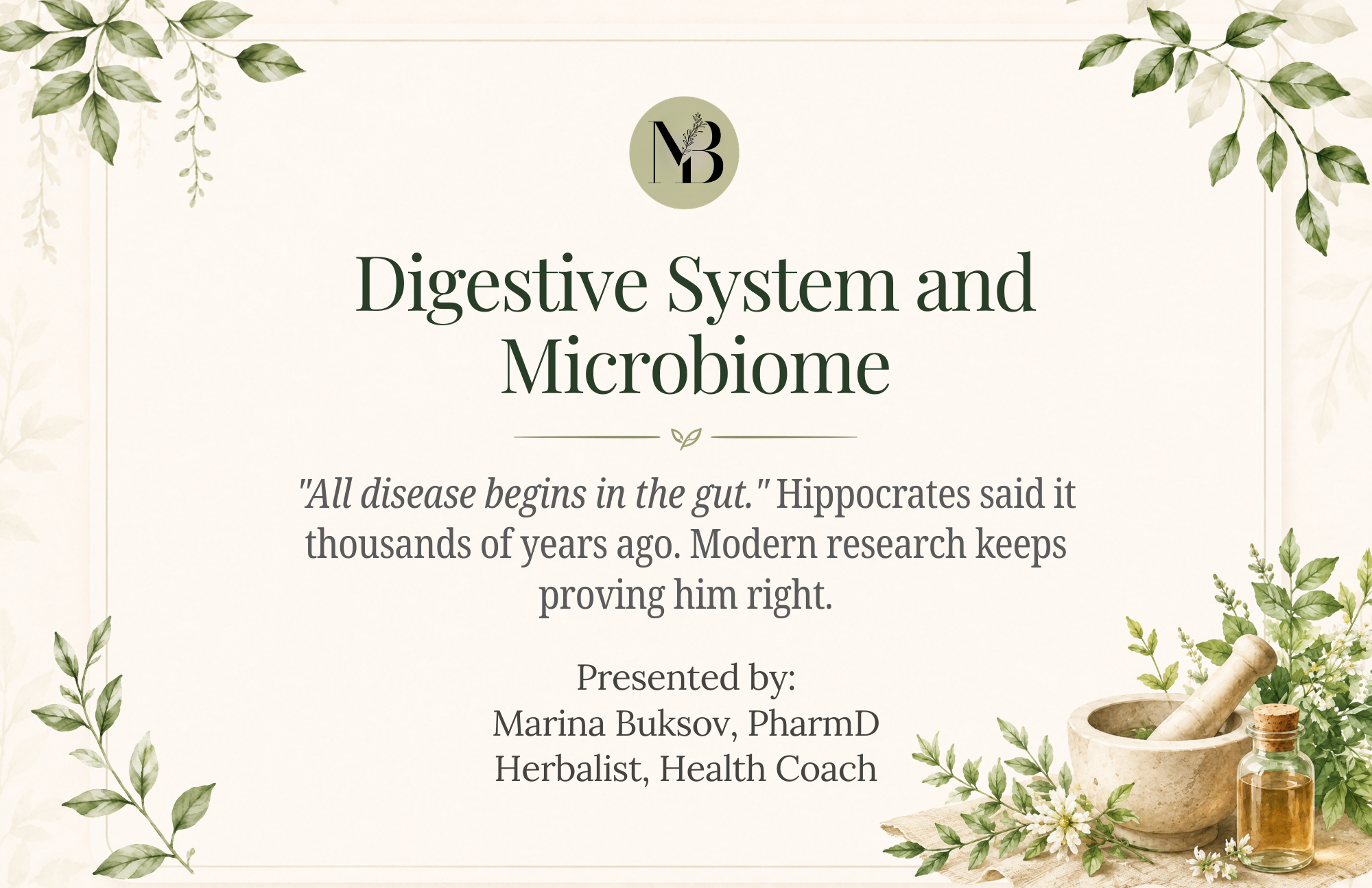 gut health microbiome root cause digestive herbs